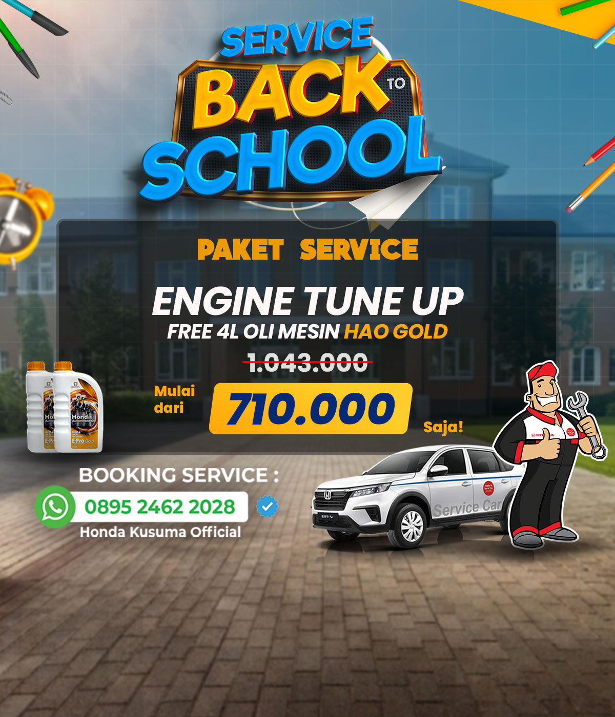 Promo Service Back to School Honda